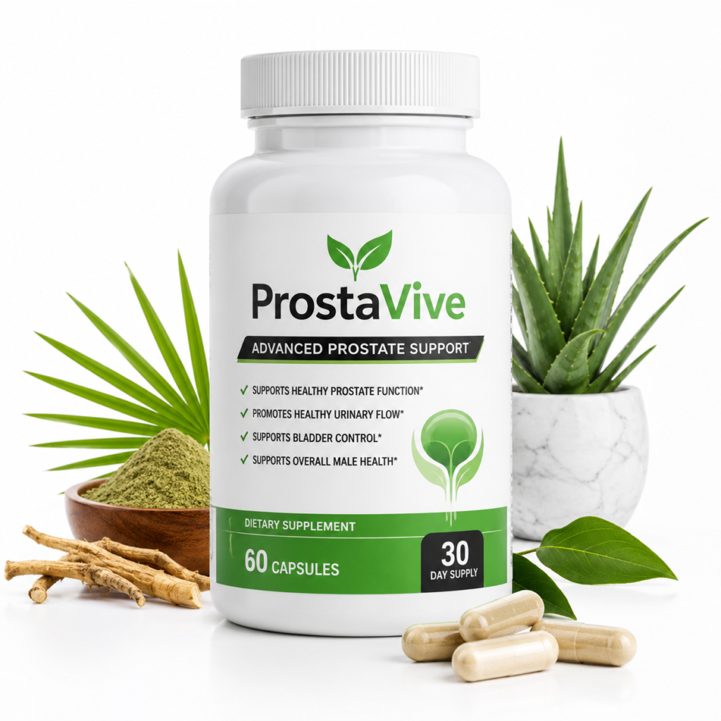 Alt Text:
ProstaVive supplement bottle review